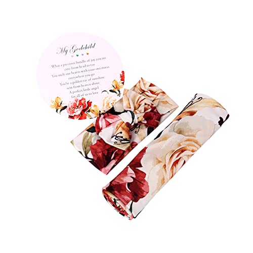 Galabloomer Flower Print Swaddling Blankets Set