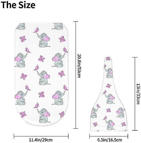 WELBB Newborn Swaddle Blanket Hat Set