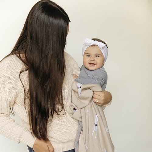 Bleu La La Cozy Llama Pattern Swaddling Blanket