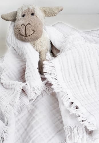 HBVictory Muslin Swaddle Blanket 4 Layers 100 Organic Cotton