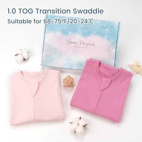 ZIGJOY Shark-Fin Transition Swaddle - 10 Tog 6-12 Months