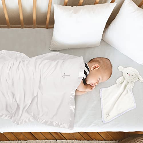 Panelee Baptism Blanket Set with Cross Embroidery