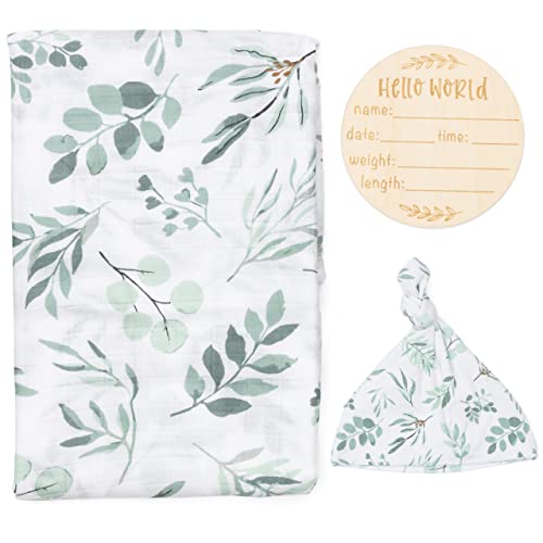 Pondering Pine Organic Swaddle Hat Set - 47 x 47