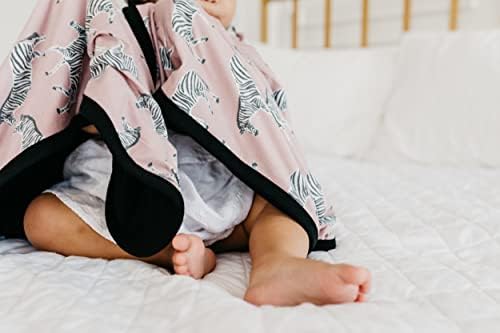 Copper Pearl Zella Three-Layer Baby Blanket - 46x46 Soft Breathable