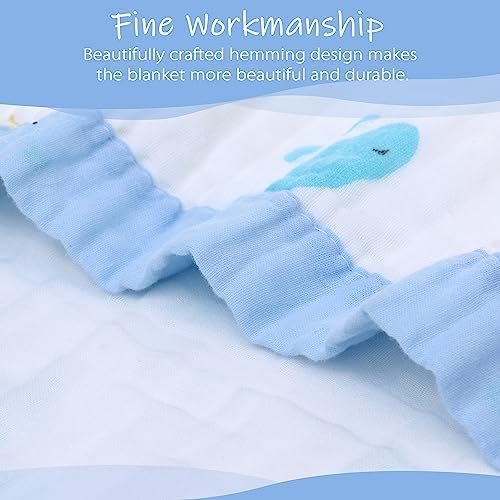 Miracle Baby Muslin Swaddle Blanket 6 Layers 43x43 Super Soft 100 Cotton