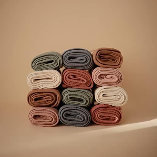 Mushie Extra Soft Baby Blanket - Organic Cotton and Elastane Ribbed Receiving Blanket
