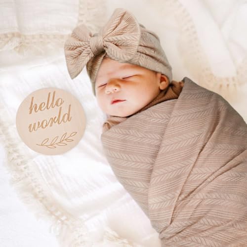 DRESHOW Baby Swaddle Blankets for Girls 4PCS Set