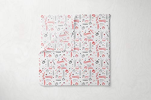 Bacati 4 Pack Swaddle Blankets for Boys