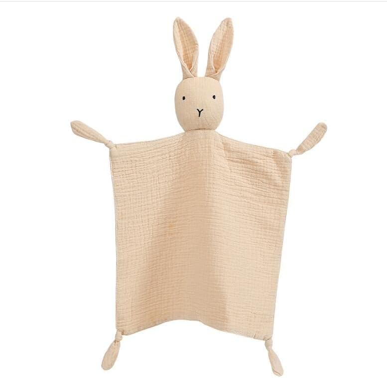 Organic Cotton Muslin Lovey Blanket for Babies