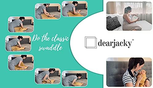 3-Pack Muslin Swaddle Blankets - Neutral Unisex for Newborns