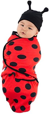 Cuddle Club Baby Swaddle with Hat Beanie