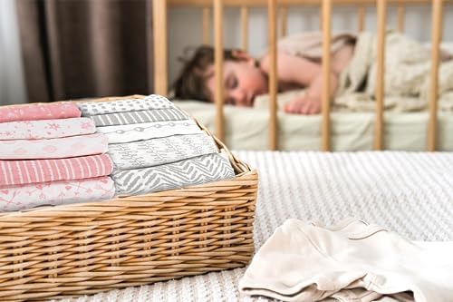 Bublo Baby Muslin Swaddle Blankets 4-Pack Pink