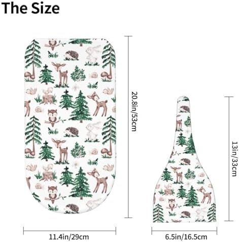 Sozzjile Deer Swaddle Blanket with Beanie Set