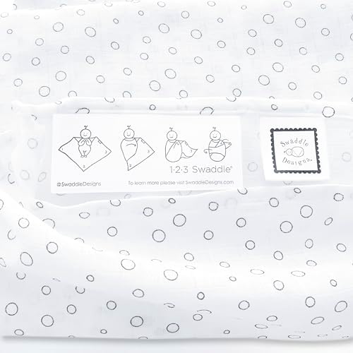 SwaddleDesigns Marquisette Swaddling Blanket for Baby Boys Girls