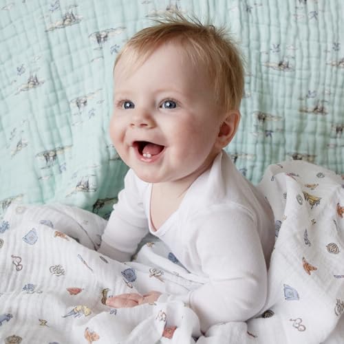 aden anais Swaddle Blanket 2 Pack - Baby Muslin for Girls Boys