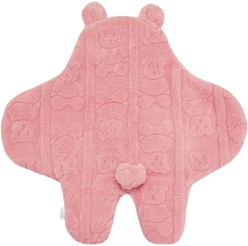 BlueSnail Swaddling Blanket for Newborns Pink Bear
