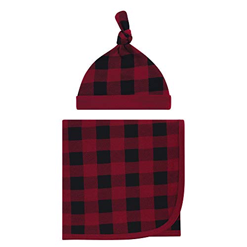 Touched by Nature Organic Cotton Swaddle Blanket and Headband Set