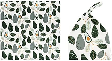 Terriboo Newborn Swaddle Blanket Set with Beanie