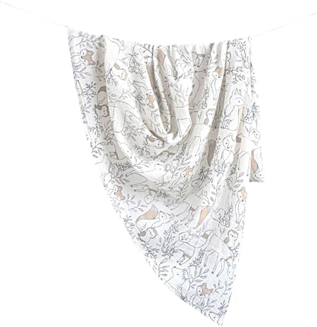 Crane Baby 100 Cotton Muslin Swaddle Blankets Set of 2