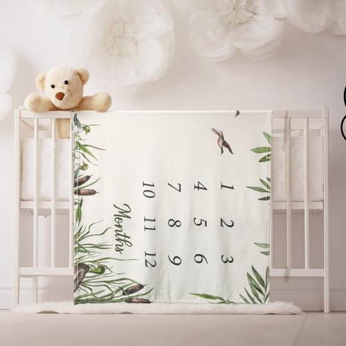 Preboun Mallard Duck Growth Chart Blanket 40x60
