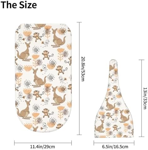 Muishi Funny Kangaroo Monkey Swaddle Blanket Hat Set