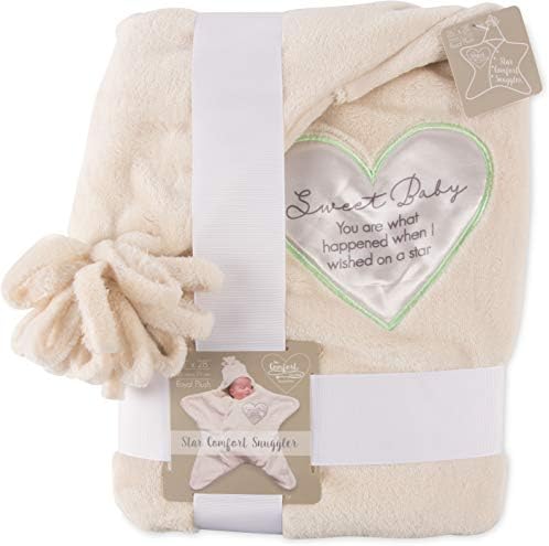 Pavilion Gift Company Star Swaddle Blanket for Newborns