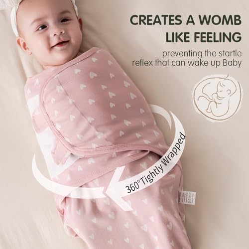INSULAR Soft Cotton Swaddling Blankets 3 Pack