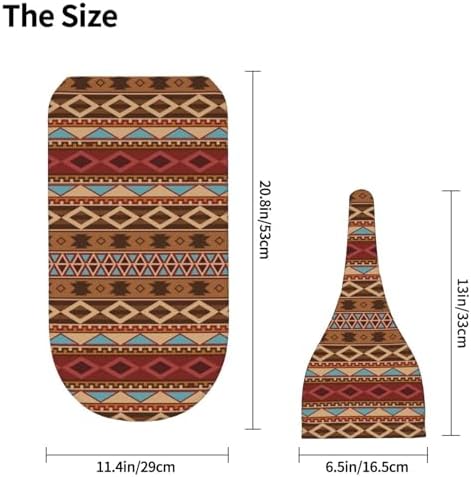 Sanghing Aztec Swaddle Blanket with Beanie Set for Newborns