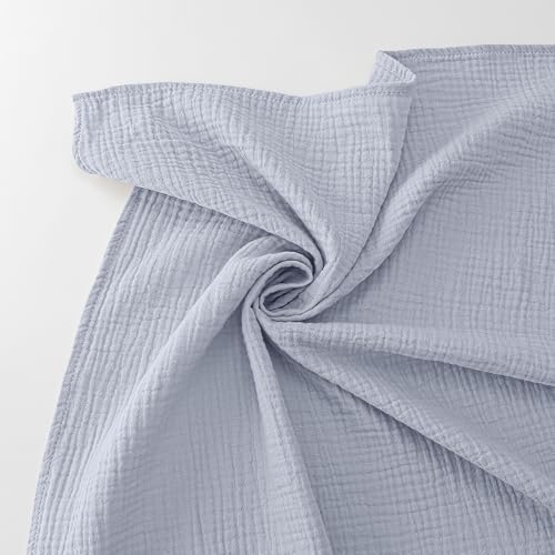Bearmoss Swaddle Blankets 3 Pack - Soft Cotton 40x38 Inches