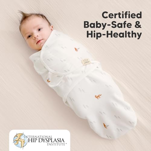 KeaBabies Baby Swaddle Sleep Sack - 3-Pack Zippy Swaddles for Newborns