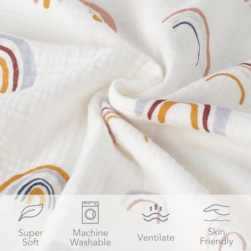 Knirose Fluffy Back Swaddle Blanket for Newborn Baby