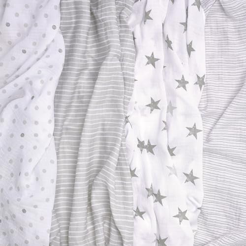 aden anais Muslin Swaddle Blankets 4 Pack Dusty
