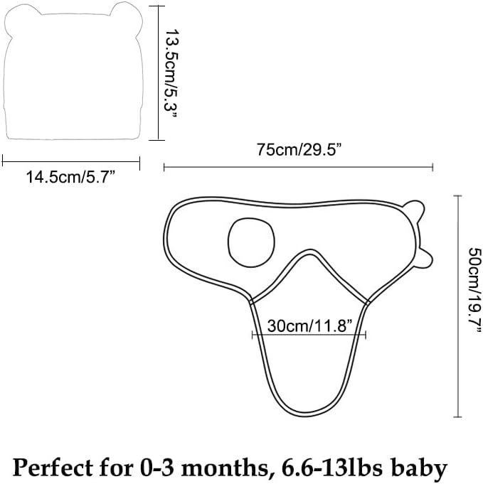 Exemaba Baby Swaddle Sleep Sack Set for 0-3 Months 3-Pack