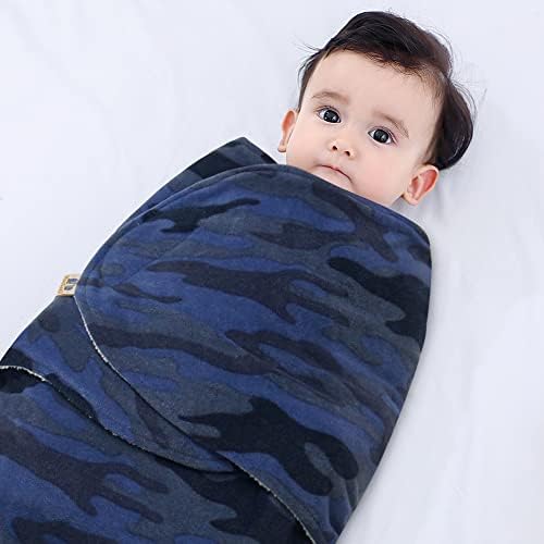 BlueSnail Baby Swaddle Blanket - Soft Adjustable 0-3 Months