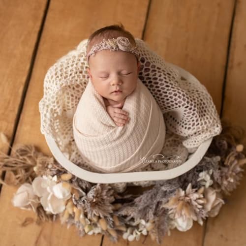 Twinkle Nest Baby Wrap - Newborn Photography Prop Beige