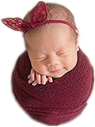 Coberllus Newborn Swaddle Blanket Red