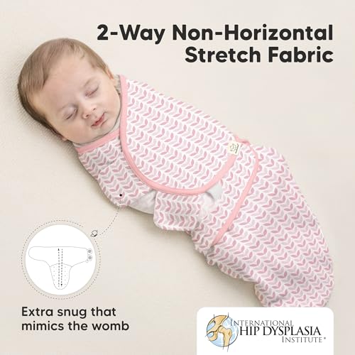 KeaBabies 3-Pack Organic Baby Sleep Sacks - Blossom L
