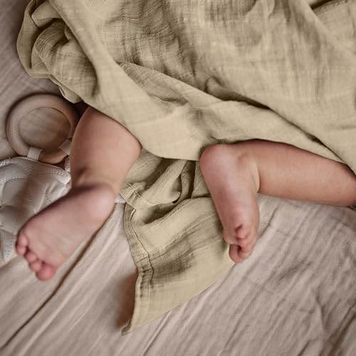 Huxie Swaddle - 100 Organic Cotton - 2-Pack FogBlush