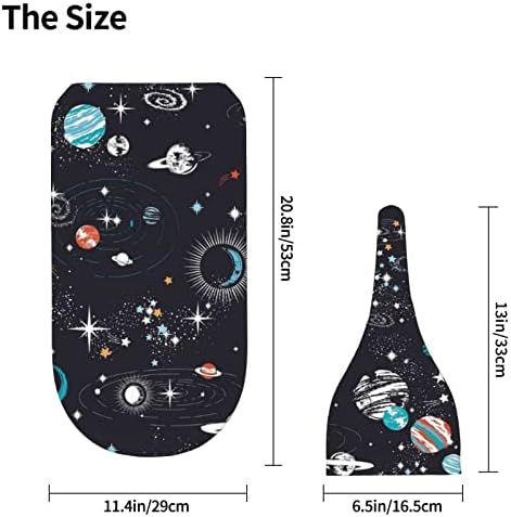 Osvbs Galaxy Swaddle with Beanie Set for Newborn