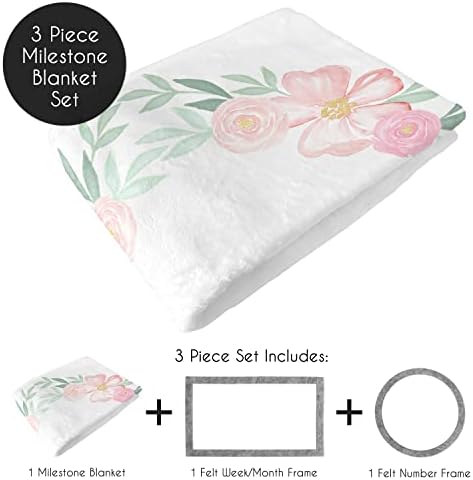 Sweet Jojo Designs Milestone Growth Mat Blanket