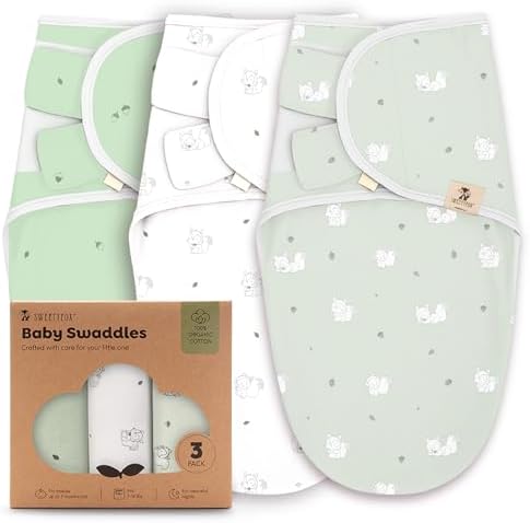 Sweety Fox 3-Pack Organic Baby Sleep Sacks 1