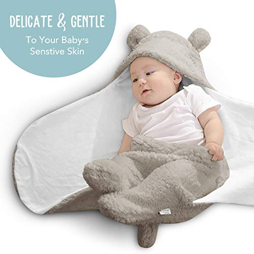 BlueMello Ultra-Soft Swaddle Blanket for Newborns 0-6 Months