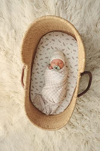 Bleu La La Checkered Swaddle Blanket - 100 Soft Cotton