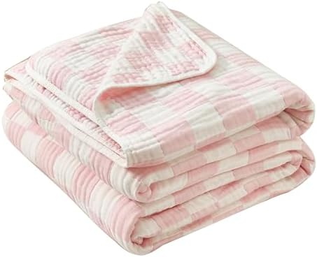 Ultra Soft Cozy Cotton Muslin Swaddle Blanket 41x41