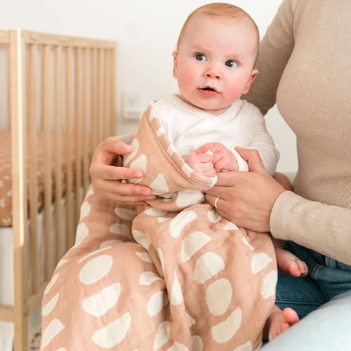 Crane Baby Moon Phase Cotton Blanket 30x40