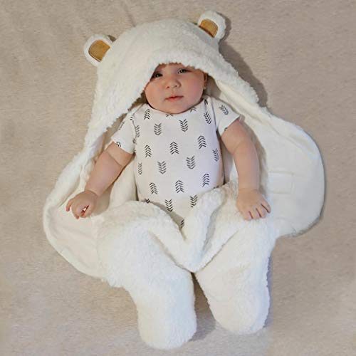 Jam Naturals Organic Newborn Swaddle Wrap with Hood