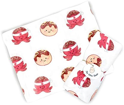 The Wee Bean Organic Cotton Bamboo Rayon Muslin Swaddle Blankets Set of X