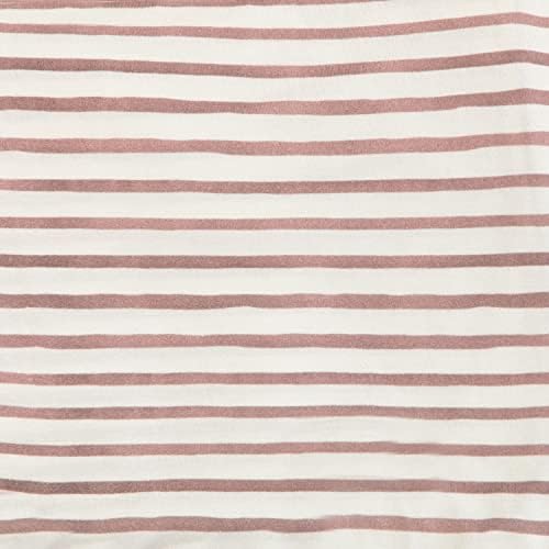 Freshly Picked Swaddle Blanket with Rose Stripes 1