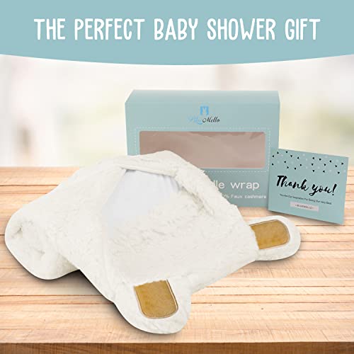 BlueMello Ultra-Soft Baby Bear Swaddle Blanket