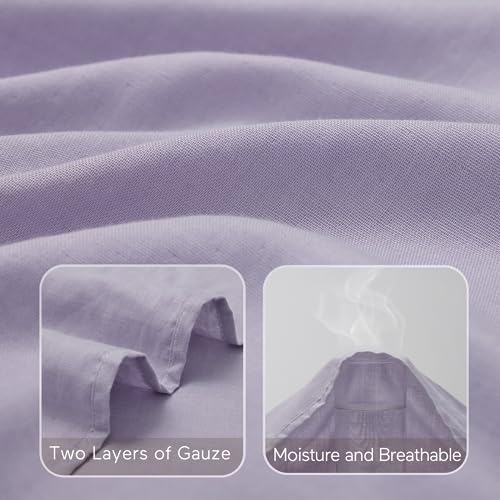 Momcozy Soft Muslin Swaddle Blankets 2 Pack